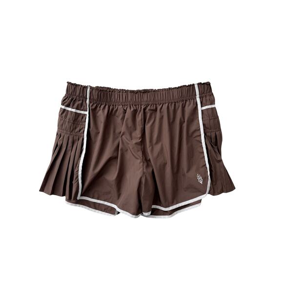 Free People Movement easy tiger brown shorts - size large - Picture 2 of 6